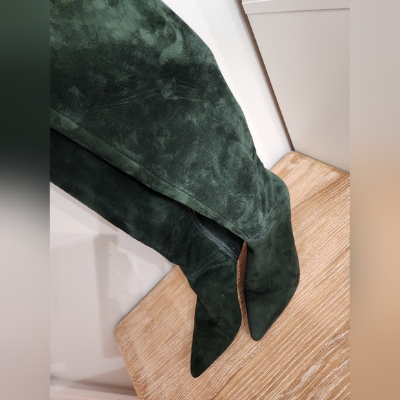Naturalizer Shoes - Naturalizer 27 Edit Falencia knee high boot size 7 pine needle Suede